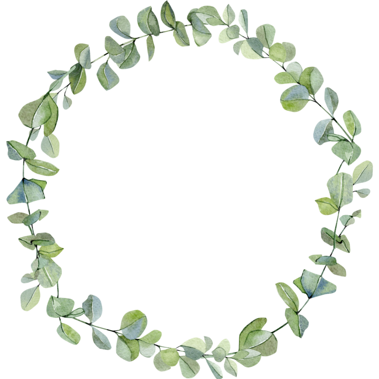 Watercolour Eucalyptus Wreath – GBH21756